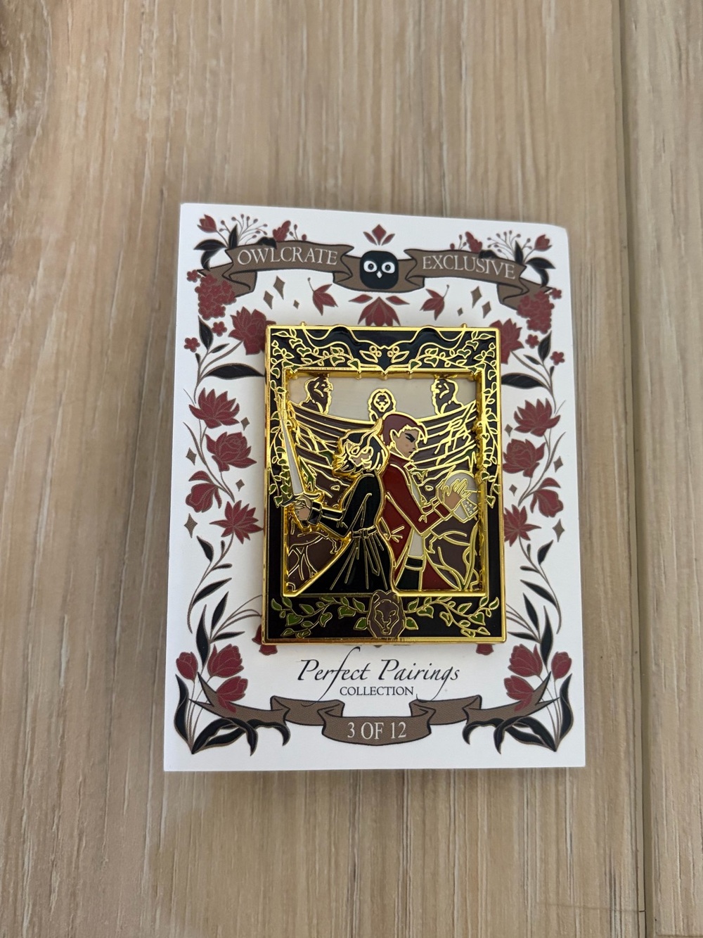 NWT Owlcrate Exclusive “Perfect Pairings” Enamel Pin (3 of 12)